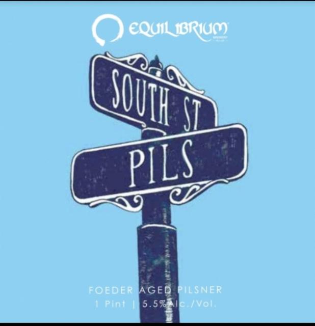 South St. Pils – Foeder Aged 5.5%, Equilibrium Brewery, United States