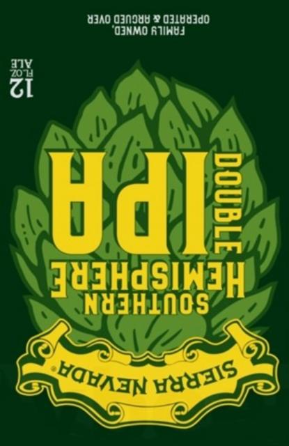 Southern Hemisphere Double IPA 8.0%, Sierra Nevada Brewing Company, United States
