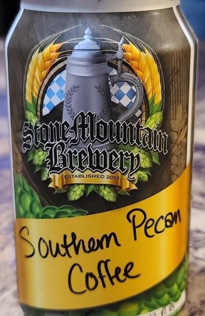 southern pecan coffee bock 5.0%, Stone Mountain Brewery, United States