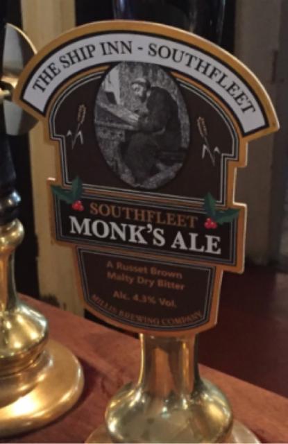 Southfleet Monk's Ale 4.3%, Dartford Wobbler Brewery, England