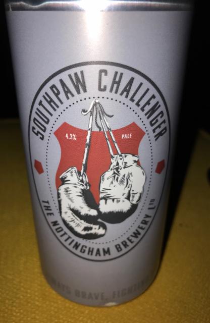 Southpaw Challenger 4.3%, Nottingham Brewery, England