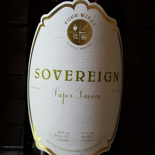 Sovereign Super Saison 8.5%, Four Winds Brewing, Canada