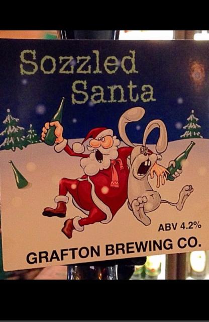 Sozzled Santa 4.2%, Grafton Brewing Co., England