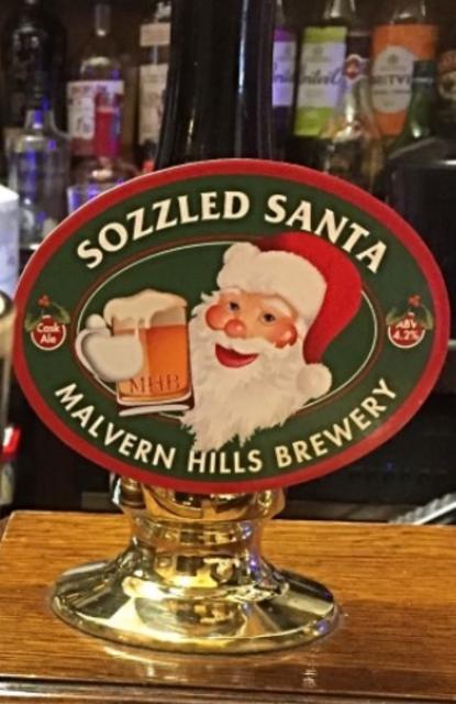 Sozzled Santa 4.2%, Malvern Hills Brewery, England