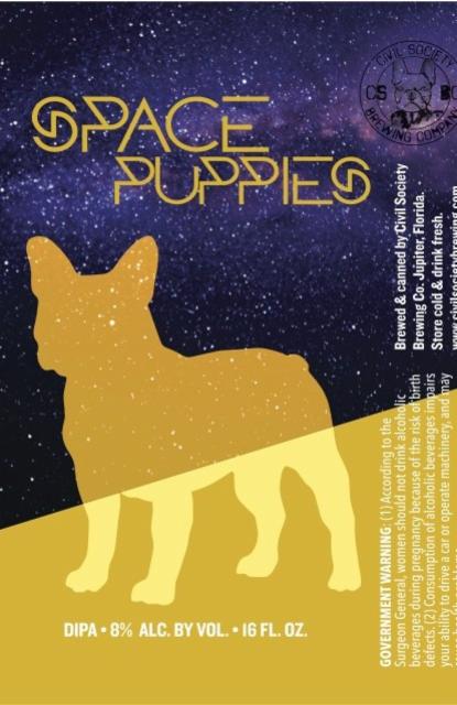 Space Puppies 8.0%, Civil Society Brewing Co, United States