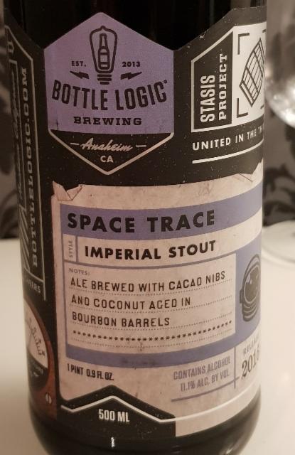 Space Trace (2016) 11.1%, Bottle Logic Brewing, United States