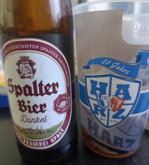 spalter bier dunkel 5.5%, Stadtbrauerei Spalt, Germany