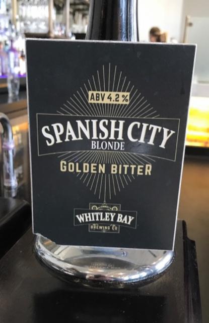 Spanish City Blonde 4.2%, Whitley Bay Brewing Co, England