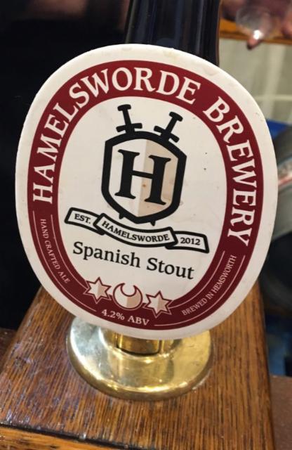 Spanish Stout 4.2%, Hamelsworde, England