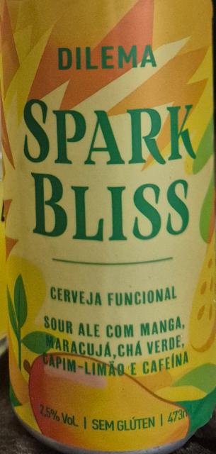 Spark Bliss 2.5%, Cervejaria Dilema, Brazil