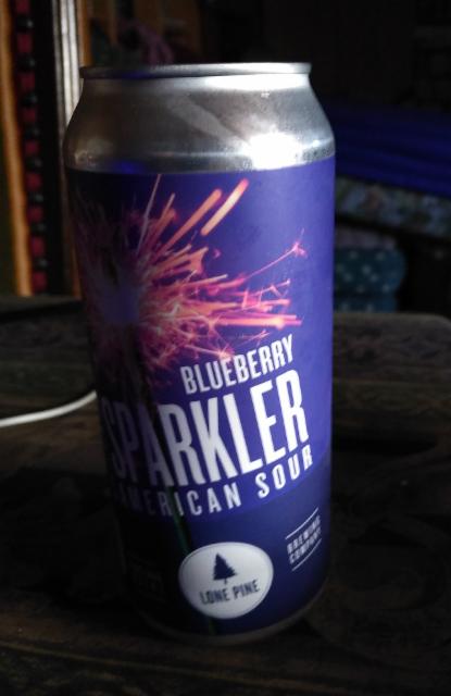 Sparkler blueberry american sour 4.8%, Lone Pine Brewing Company, United States