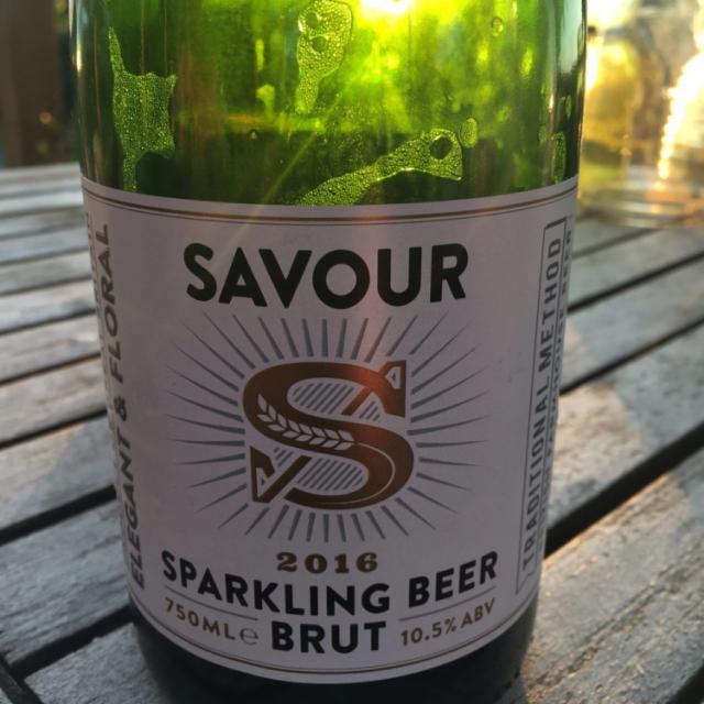 Sparkling beer brut 10.5%, Savour Brewery, England