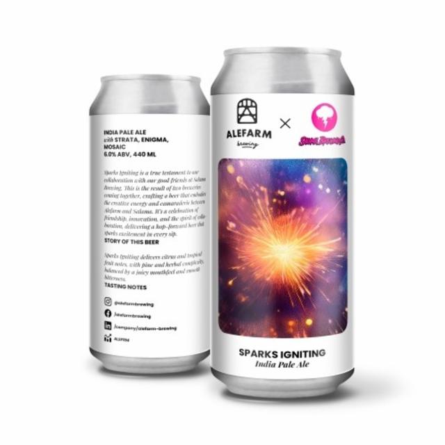 Sparks Igniting 6.0%, Alefarm Brewing, Denmark
