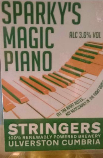 Sparky's Magic Piano 3.6%, Stringers Brewery, England