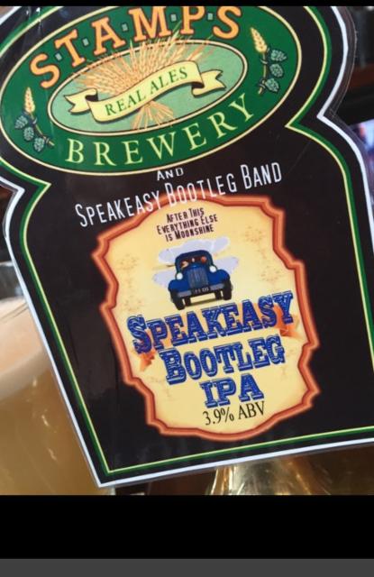Speakeasy Bootleg IPA 3.9%, Stamps Brewery, England