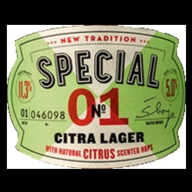 Special №01 Citra Lager 5.0%, Pivovarna Laško (Heineken), Slovenia