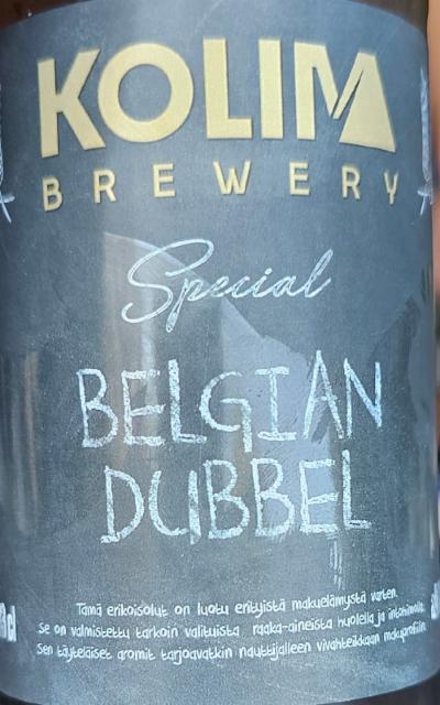 Special Belgian Dubbel 7.0%, Kolima Distillery & Brewery, Finland