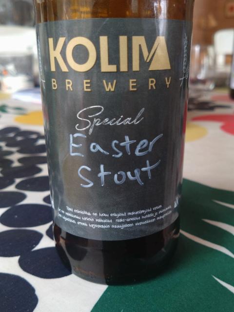 Special Easter Stout 8.0%, Kolima Distillery & Brewery, Finland