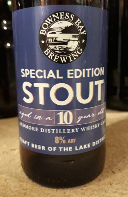 Special Edition Stout No.10 8.0%, Bowness Bay Brewing, England