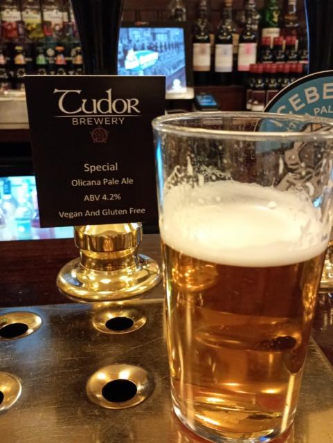 Special Olicana Pale Ale 4.2%, Tudor Brewery, Wales