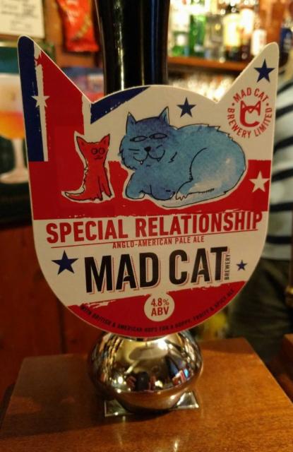 Special Relationship 4.8%, Mad Cat Brewery, England