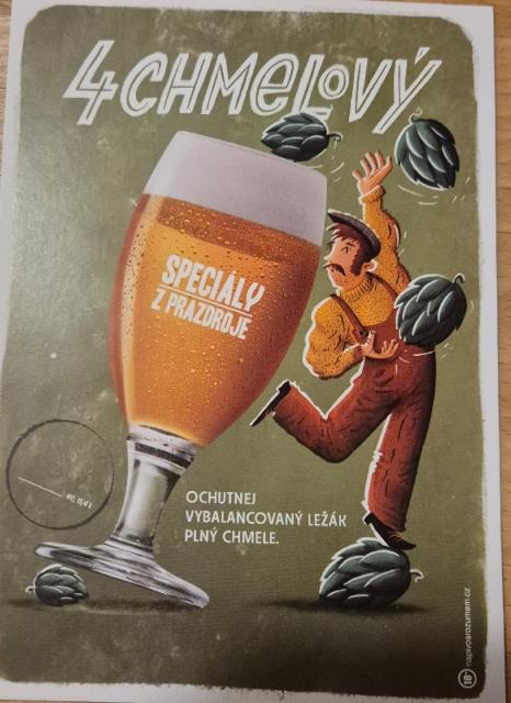 Speciály Z Prazdroje: 4chmelový 5.2%, Plzeňský Prazdroj (Asahi Breweries), Czech Republic