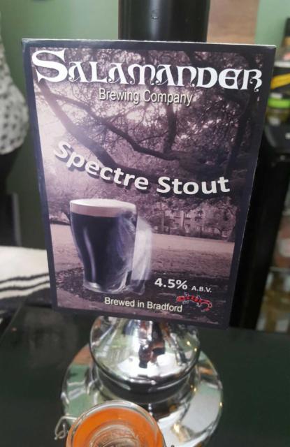 Spectre Stout 4.5%, Salamander Brewing Company, England