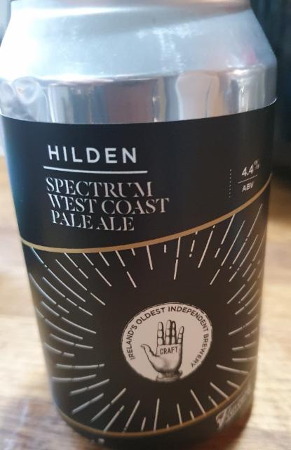 Spectrum west coast pale ale 4.4%, Hilden Brewing Co., Northern Ireland