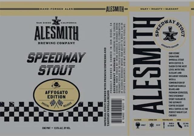 speedway stout: affogato edition 12.0%, Alesmith Brewing Company, United States