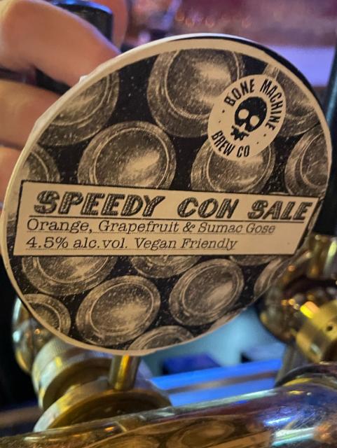 Speedy Con Sale 4.5%, Bone Machine Brew Co., England