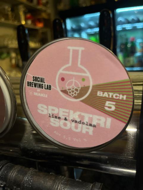 Spektri sour #5 Lime & Vadelma, Social Brewing Lab By Maku Brewing