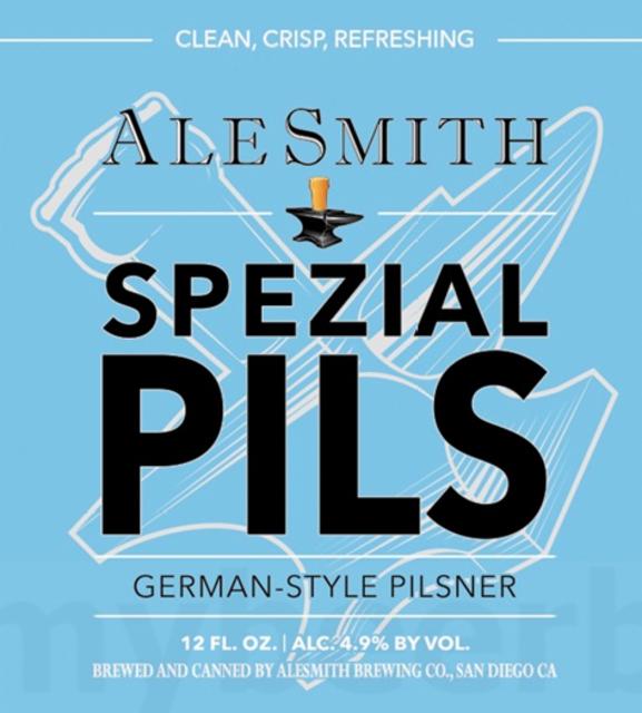 Spezial Pils 4.9%, Alesmith Brewing Company, United States
