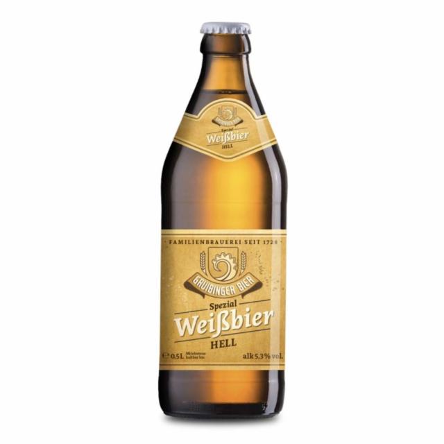 Spezial Weißbier Hell, Lammbrauerei Hilsenbeck - Gruibinger Bier