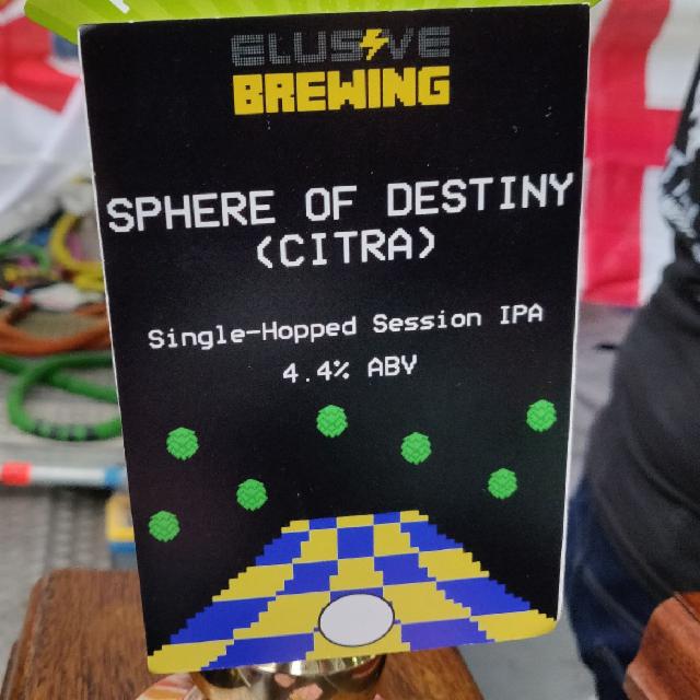 Sphere of Destiny(Citra) 4.4%, Elusive Brewing, England