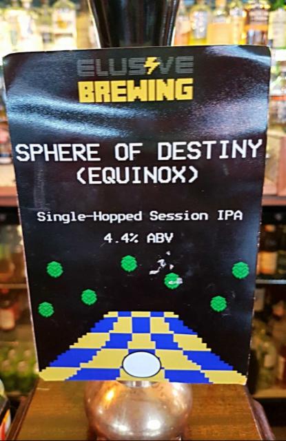Sphere Of Destiny (Equinox) 4.4%, Elusive Brewing, England