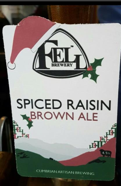 Spiced Raisin Brown Ale 4.5%, Fell Brewery, England