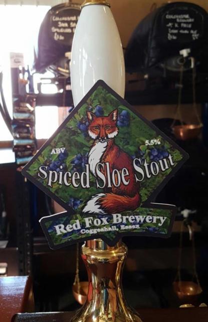 Spiced Sloe Stout 5.5%, Red Fox Brewery, England