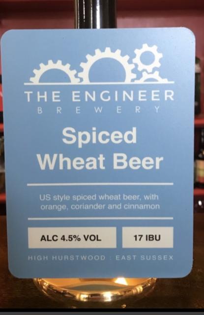 Spiced Wheat Beer 4.5%, Engineer Brewery, England