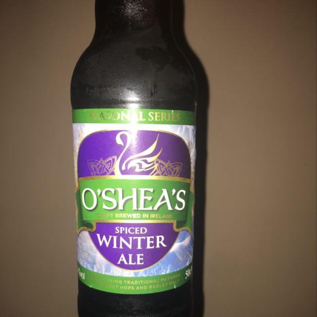 O'Shea's Spiced Winter Ale 4.3%, ALDI Stores UK, England