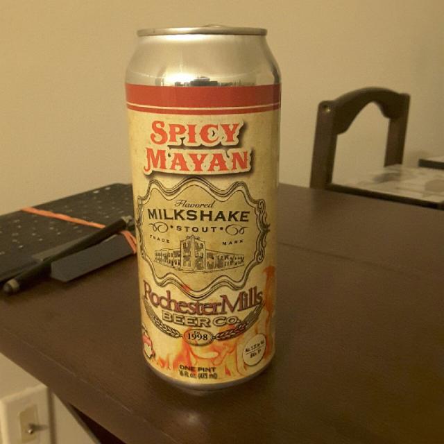 Spicy Mayan Milkshake Stout 5.2%, Rochester Mills Beer Company, United States