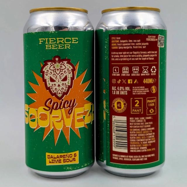 Spicy Soorveza 4.0%, Fierce Beer Ltd, Scotland