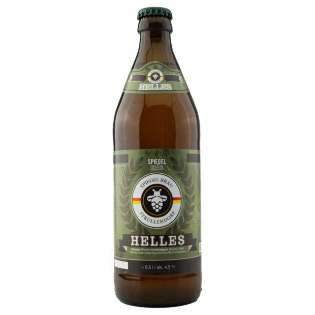 Spiegel Bräu Helles 4.9%, Brauhaus Binkert / Main Seidla, Germany