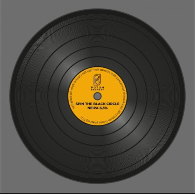 Spin The Black Circle 6.5%, Potum Brewery, Sweden