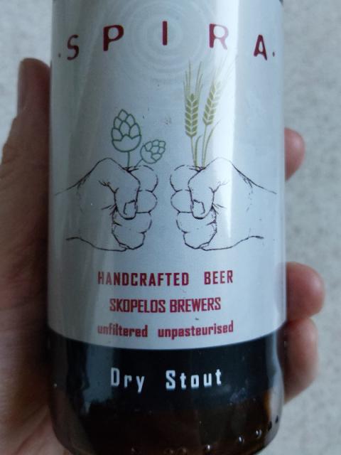 Spira Dry Stout 5.0%, Skopelos brewers, Greece