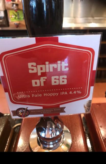Spirit Of 66 4.4%, West Coast Rock Brewery, England