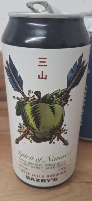Spirit Of Nature Cider 7.5%, Three Hills Brewing, England