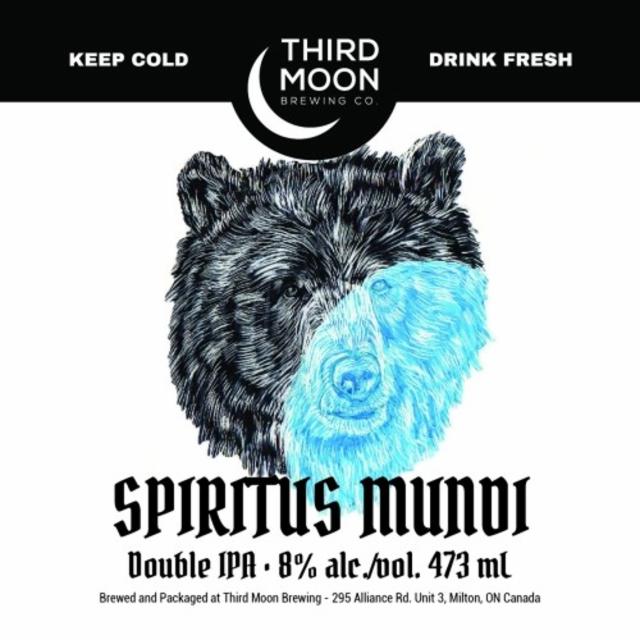 Spiritus Mundi (2025) 8.0%, Third Moon Brewing Company, Canada