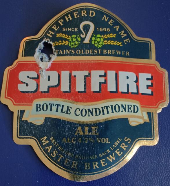 Spitfire Ale 4.7%, Shepherd Neame, England