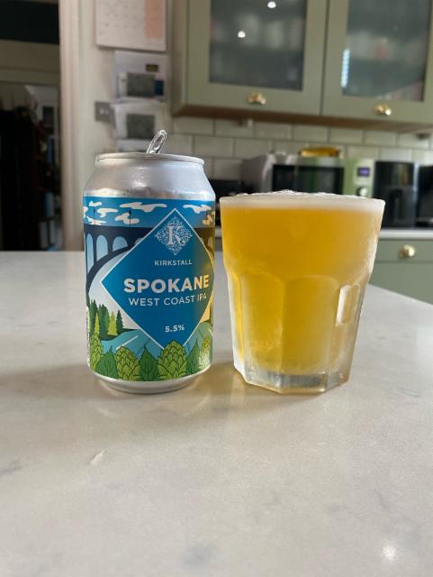 Spokane West Coast IPA 5.5%, Kirkstall Brewery, England
