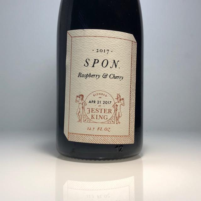 SPON 2017 Raspberry Cherry 5.7%, Jester King Brewery, United States